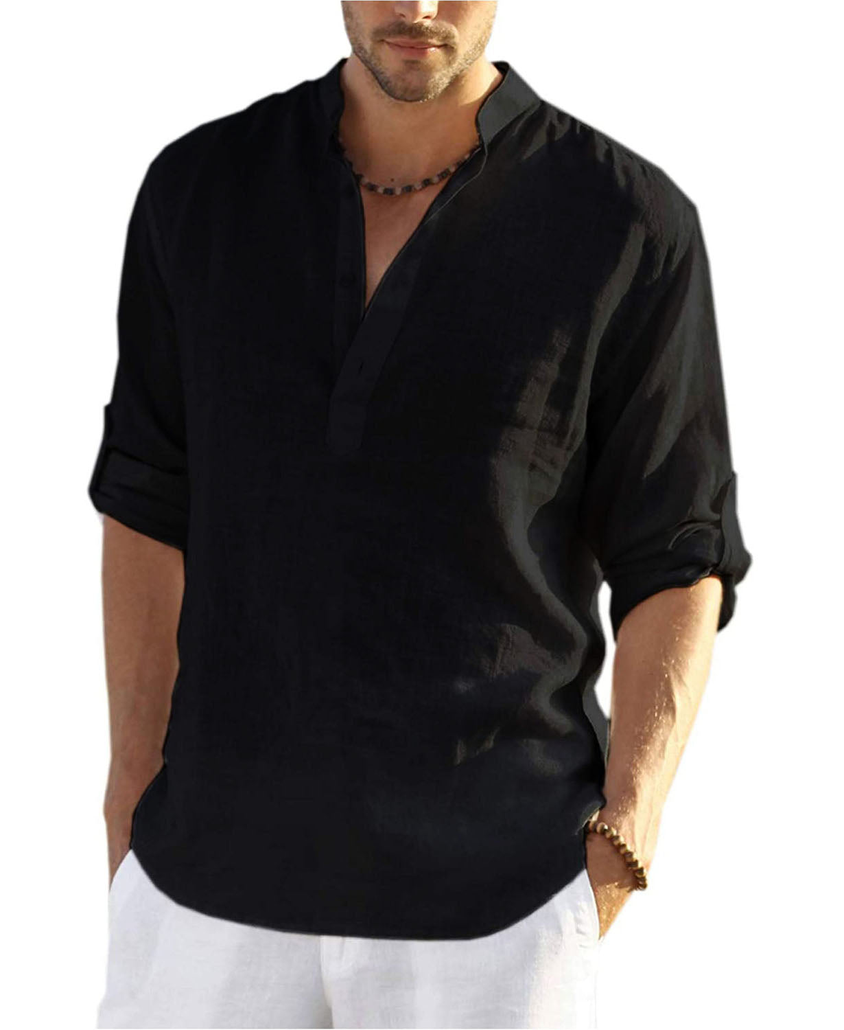 Henley Cotton Shirt for Men - Series 1