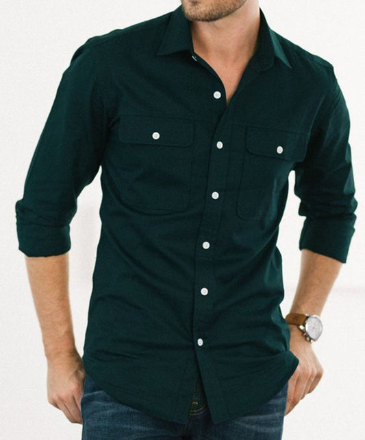 Square Pocket Double Pocket Shirt - Series A