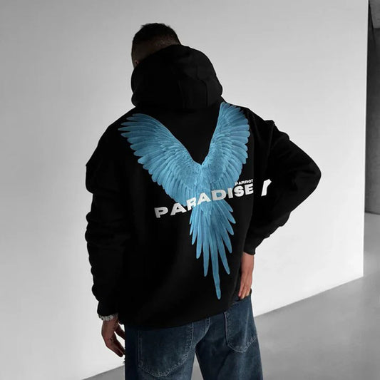 Paradise Parrot Oversize Hoodie