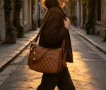 Crossbody Purse Soft PU Leather Shoulder Bag Medium Roomy Handbag Fashion Tote Top Handle Satchel - Image 2
