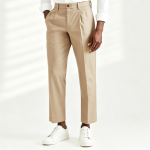 Classic Fit Cotton Stretch Pleated Pants Regular and Big & Tall