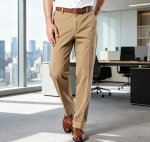 Classic Fit Workday Khaki Pants Standard and Big & Tall