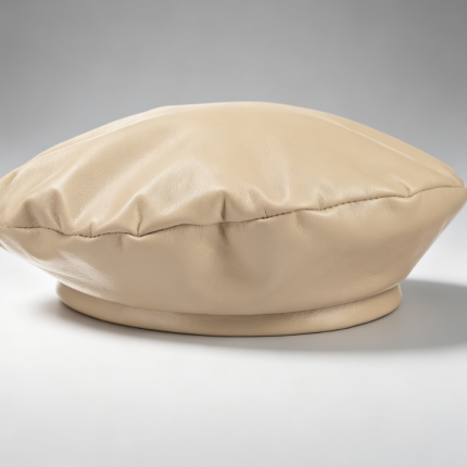 Leather Beret for Women