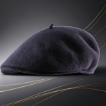 Wool Beret Fine Felted Naturally Water Resistant