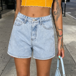 Jean Shorts Casual Stretchy Denim Summer Hot Short - Image 2
