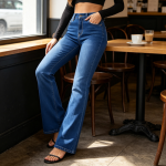 High Waisted Lifting Stretch Bootcut Jeans - Image 2