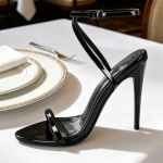 Strap Up Stilettos Ankle Strap Buckle High Heel Sandals Open Toe Round Toe Everyday Party Wear - Image 2