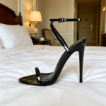 Strap Up Stilettos Ankle Strap Buckle High Heel Sandals Open Toe Round Toe Everyday Party Wear