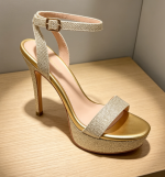 Open Toe High Heel Sandals Sexy Ankle Strap High Heels for Formal Weddings - Image 2